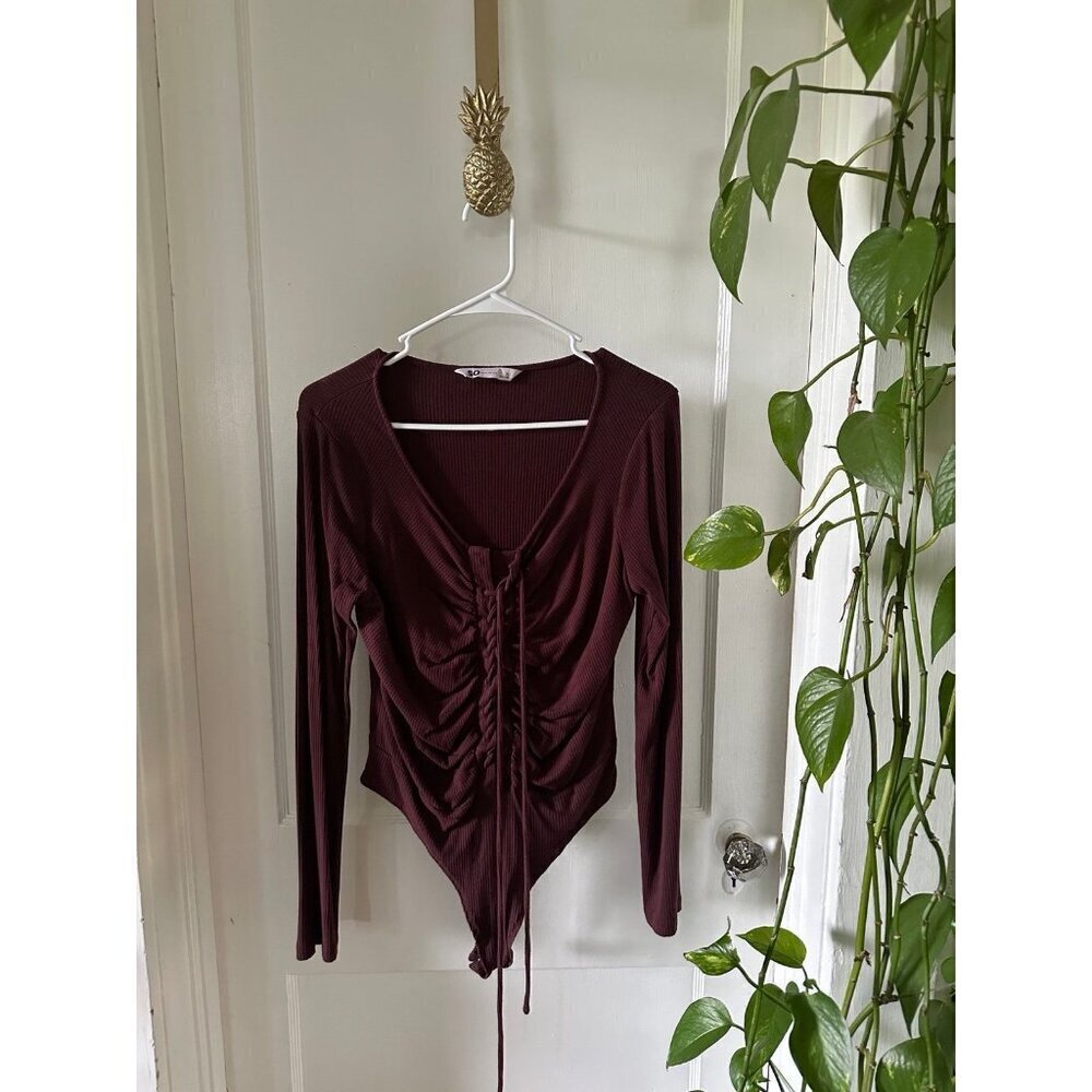 Sonoma women’s size X – large maroon bodysuit
